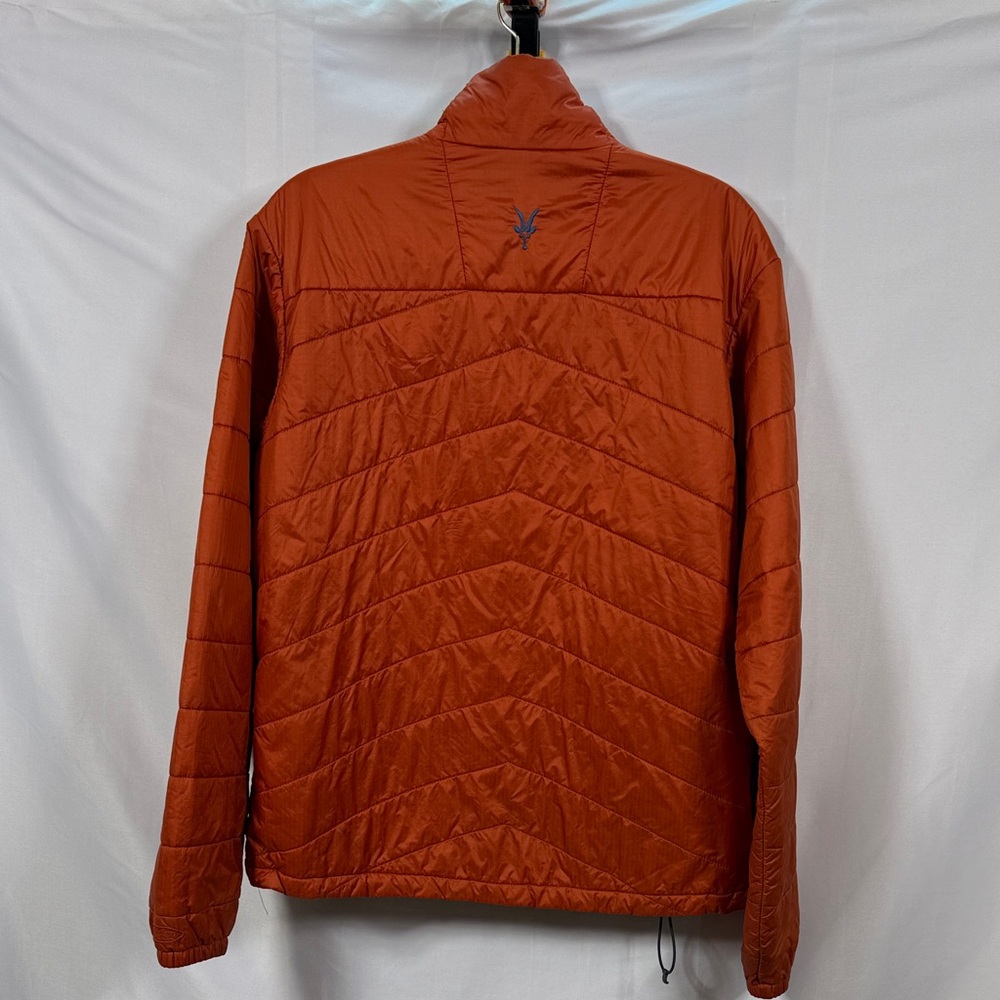 IBEX Wool Aire Men’s Light Weight Puffer Jacket Rust Quilted Puffer Jacket SZ M - Picture 3 of 8